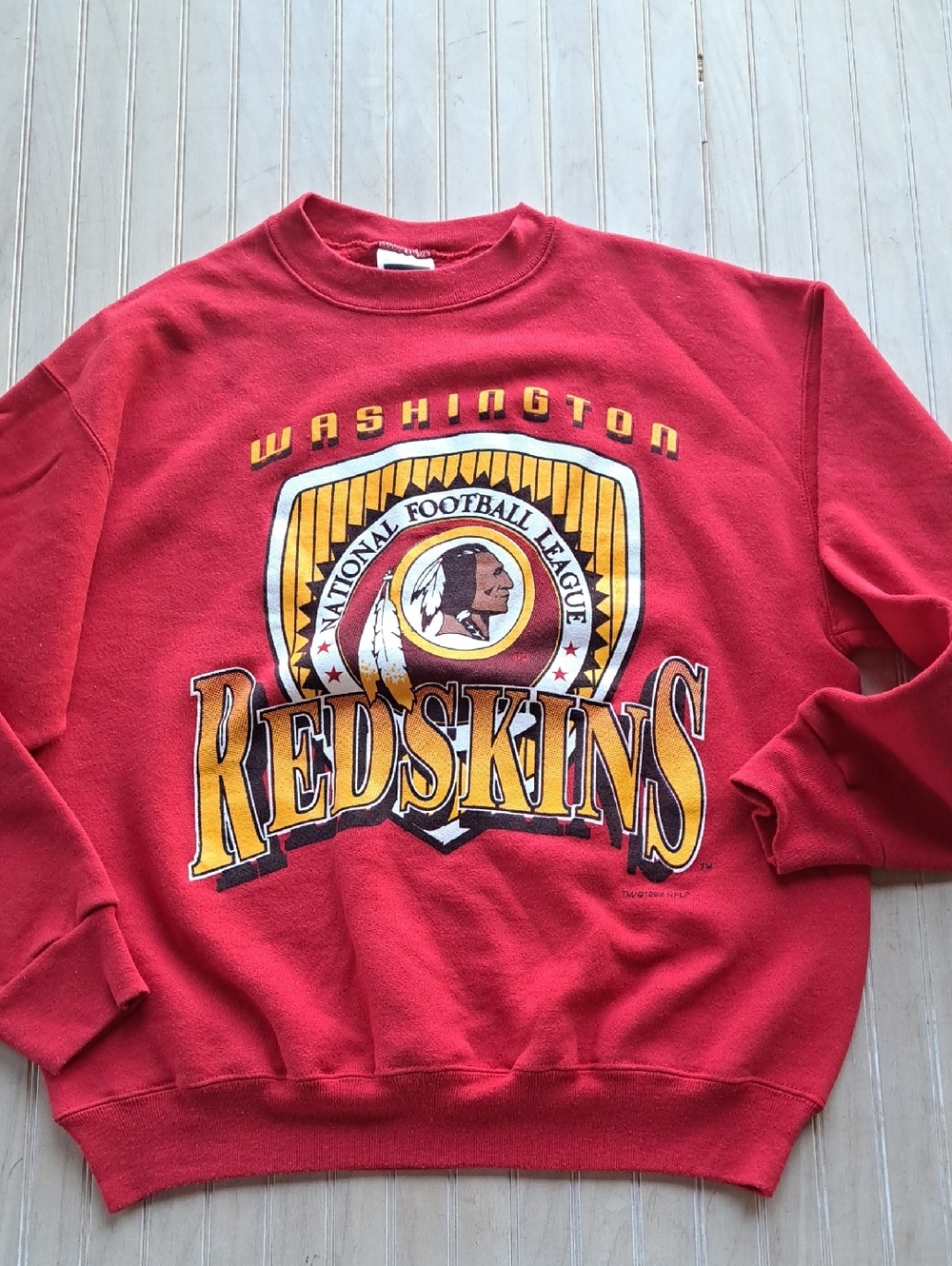 Vintage NFL 1993 Washington Redskins Tultex Superweight Graphic Sweatshirt